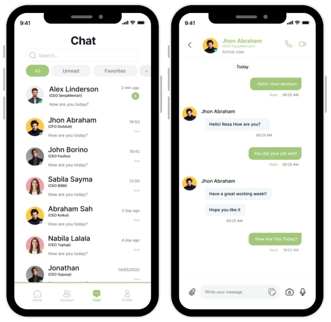 Seedlink Direct Message interface